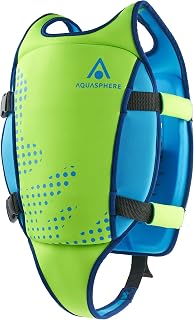 Aquasphere Swim Vest, Children's Swimming Aid, Neoprene Comfort with Secure Back Handle, Buoyancy Jacket for Kids and Toddlers.