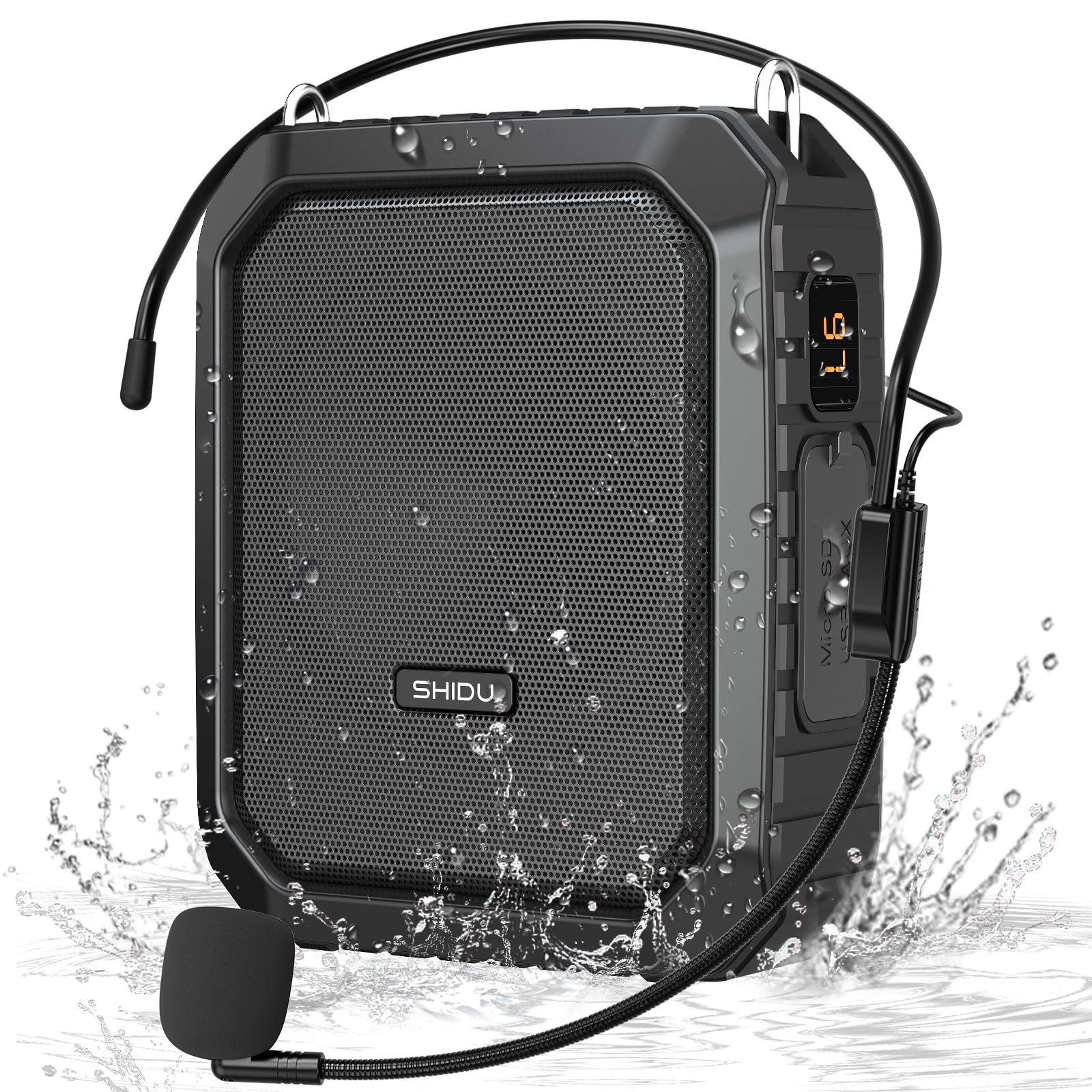 SHIDU Voice Amplifier for Teacher with Portable Microphone Waterproof | 18W Micr