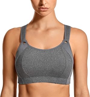 SYROKAN Women's Sports Bra without Underwire Racerback