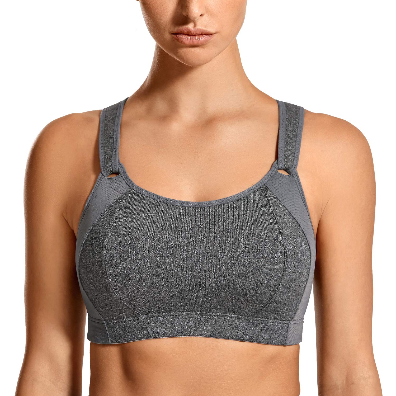 SYROKAN Women's Sports Bra without Underwire Racerback