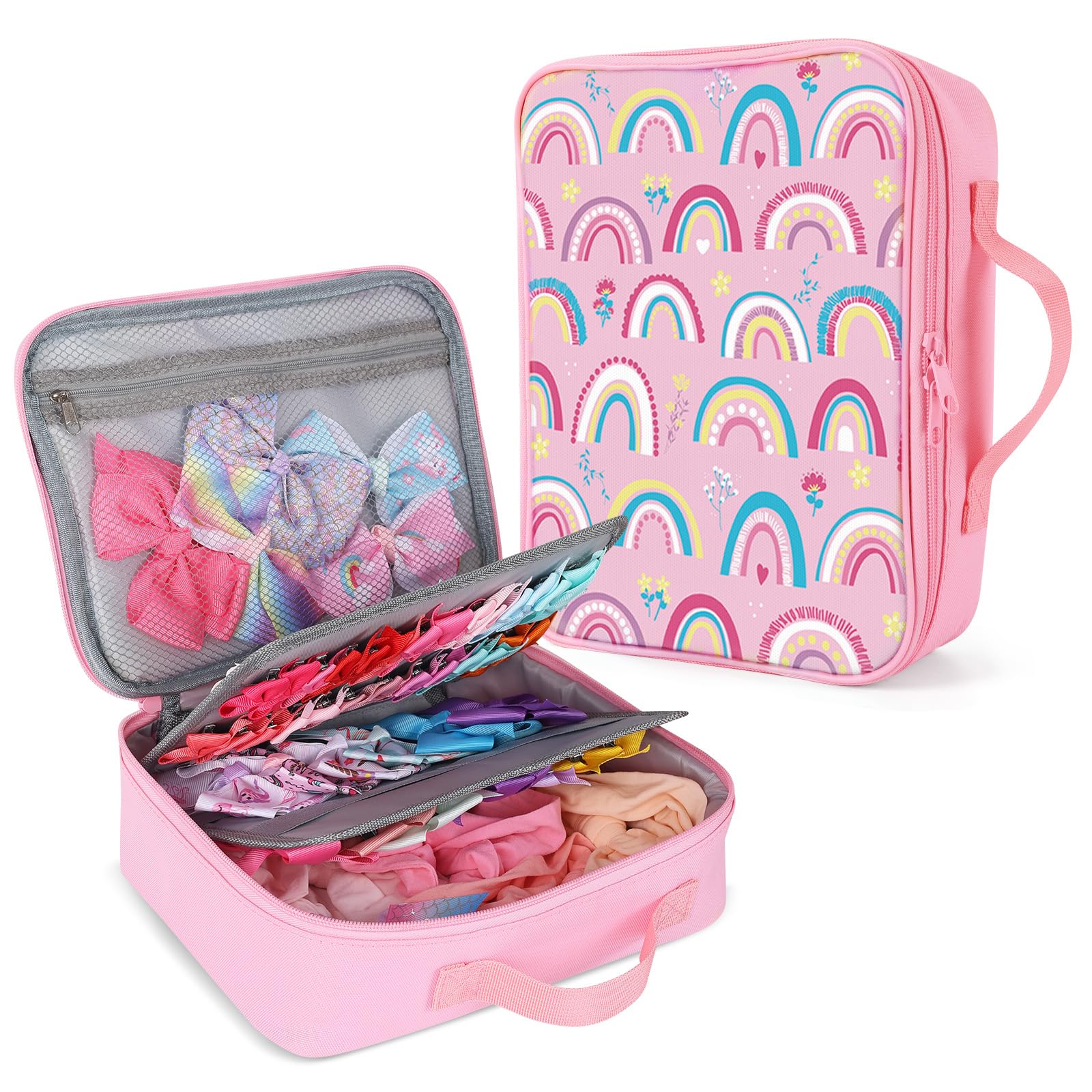 Bow Organizer for Girls, Bows Holder for Girls Hair, Bow Case Organizer | for To