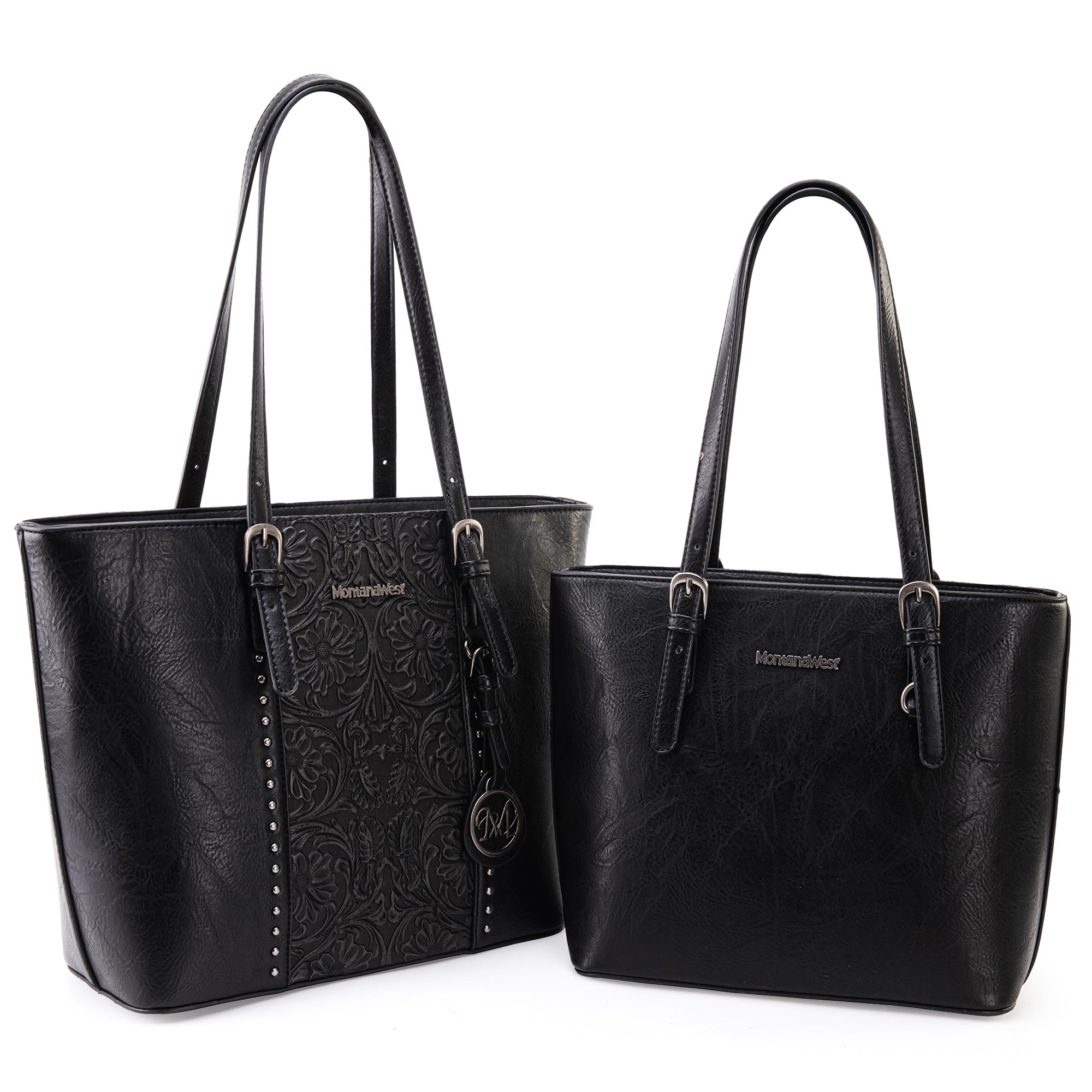 Montana West Tote Bag for Women Purse and Handbags Set Embossed Collection Purse
