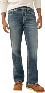 Silver Jeans Co. Mens Craig Easy Fit Bootcut Jean