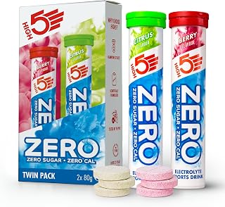 HIGH5 Zero Brausetabletten, Ohne Zucker, Gemischt, 2x20 Stück