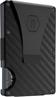 Ridge Men's Slim Minimalist Front Pocket RFID Wallet - Carbon Fiber