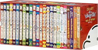 A Library of Wimpy Kid 24 Books Boxed Set,Complete 1-24 Paperback Collection