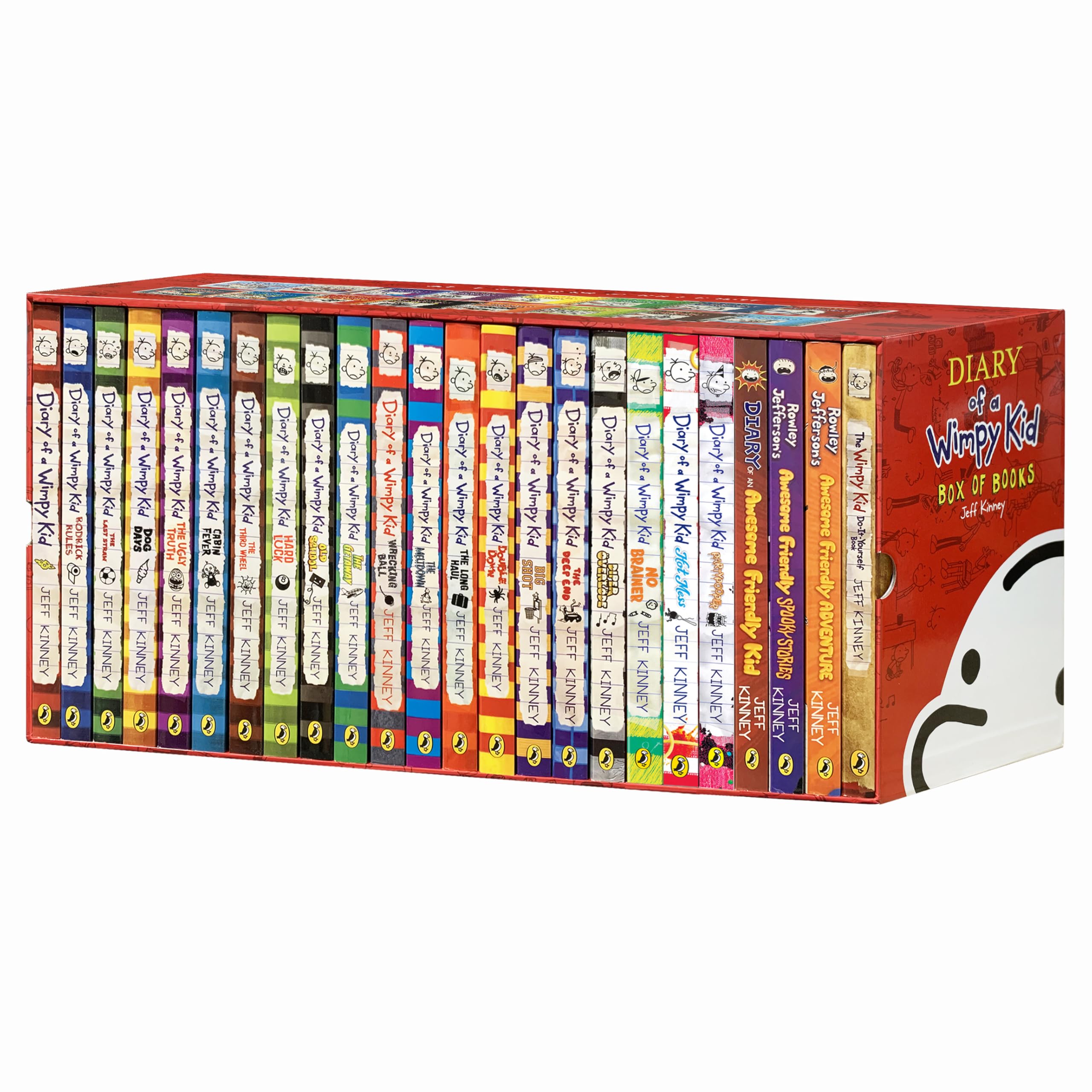 A Library of Wimpy Kid 24 Books Boxed Set,Complete 1-24 Paperback Collection