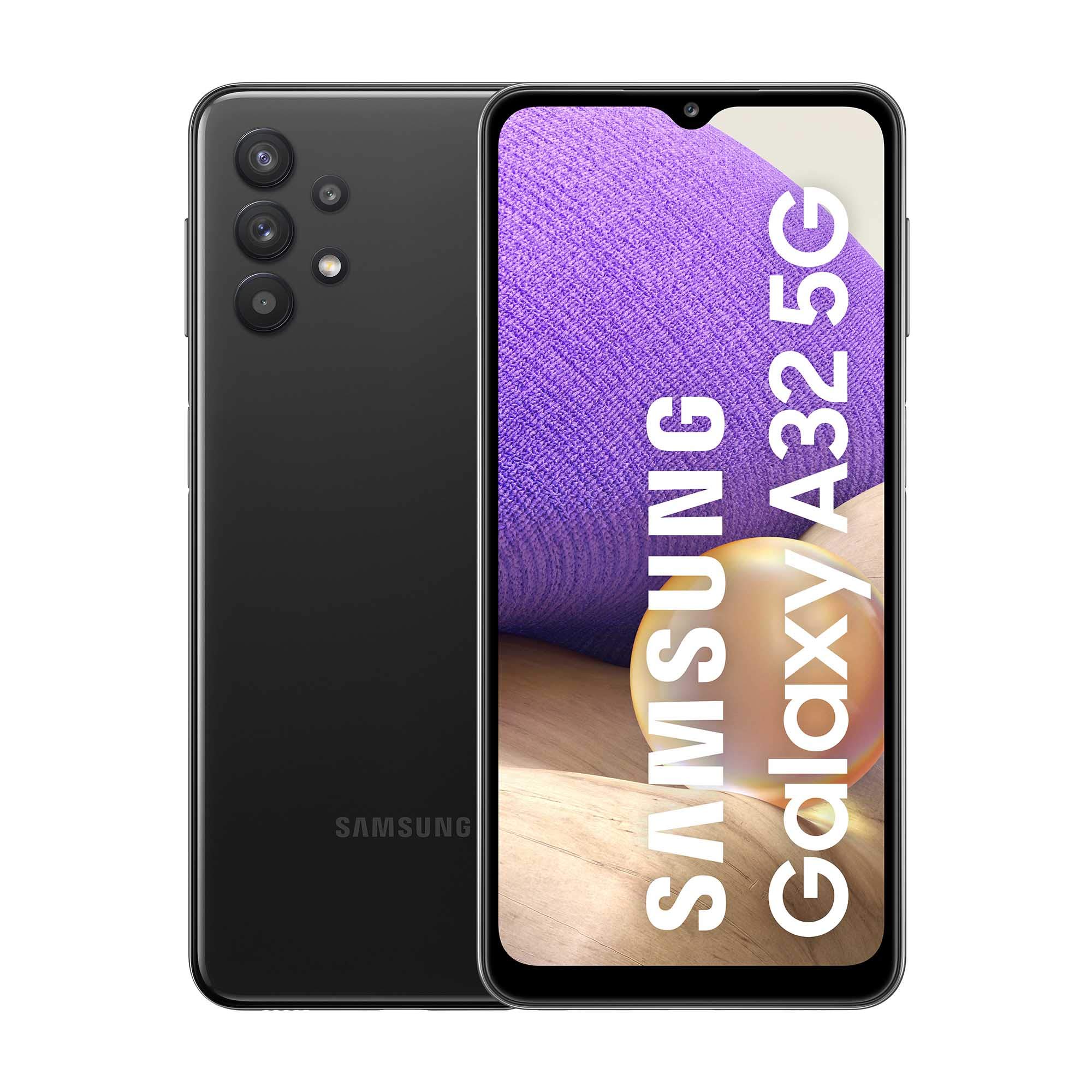 2021 Samsung Galaxy A32 5G Dual SIM, 64GB, 4GB RAM, Awesome Black (Refurbished)