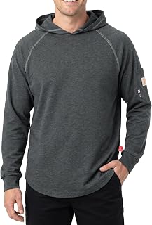 BOCOMAL FR Hooded T Shirts 6oz Midweight Flame Resistant Arc Rated CAT2
