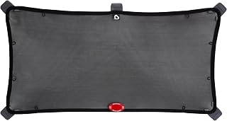 Munchkin Brica Magnetic Stretch-to-Fit Car Window Shades, Black, 1 Pack
