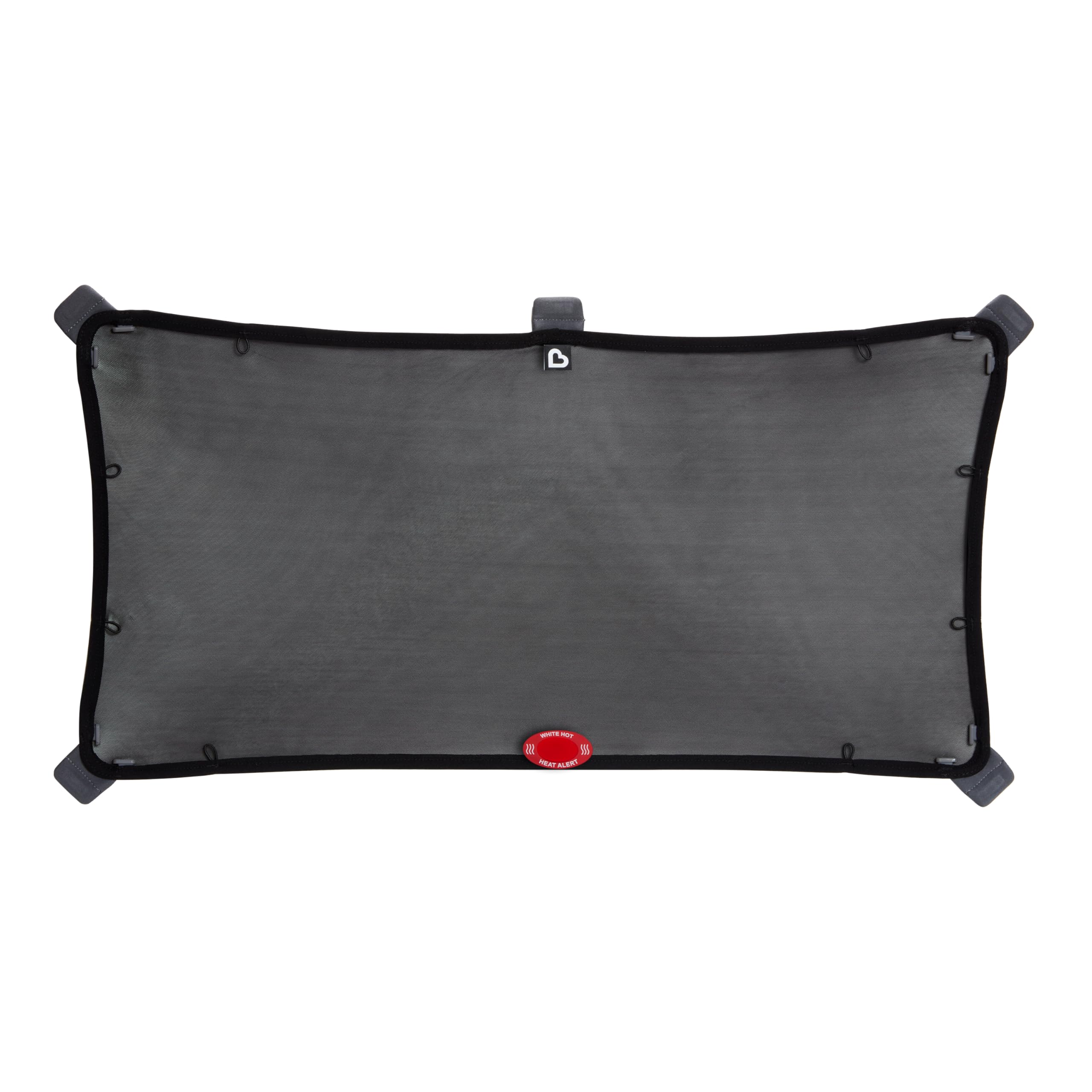 Munchkin Brica Magnetic Stretch-to-Fit Car Window Shades, Black, 1 Pack