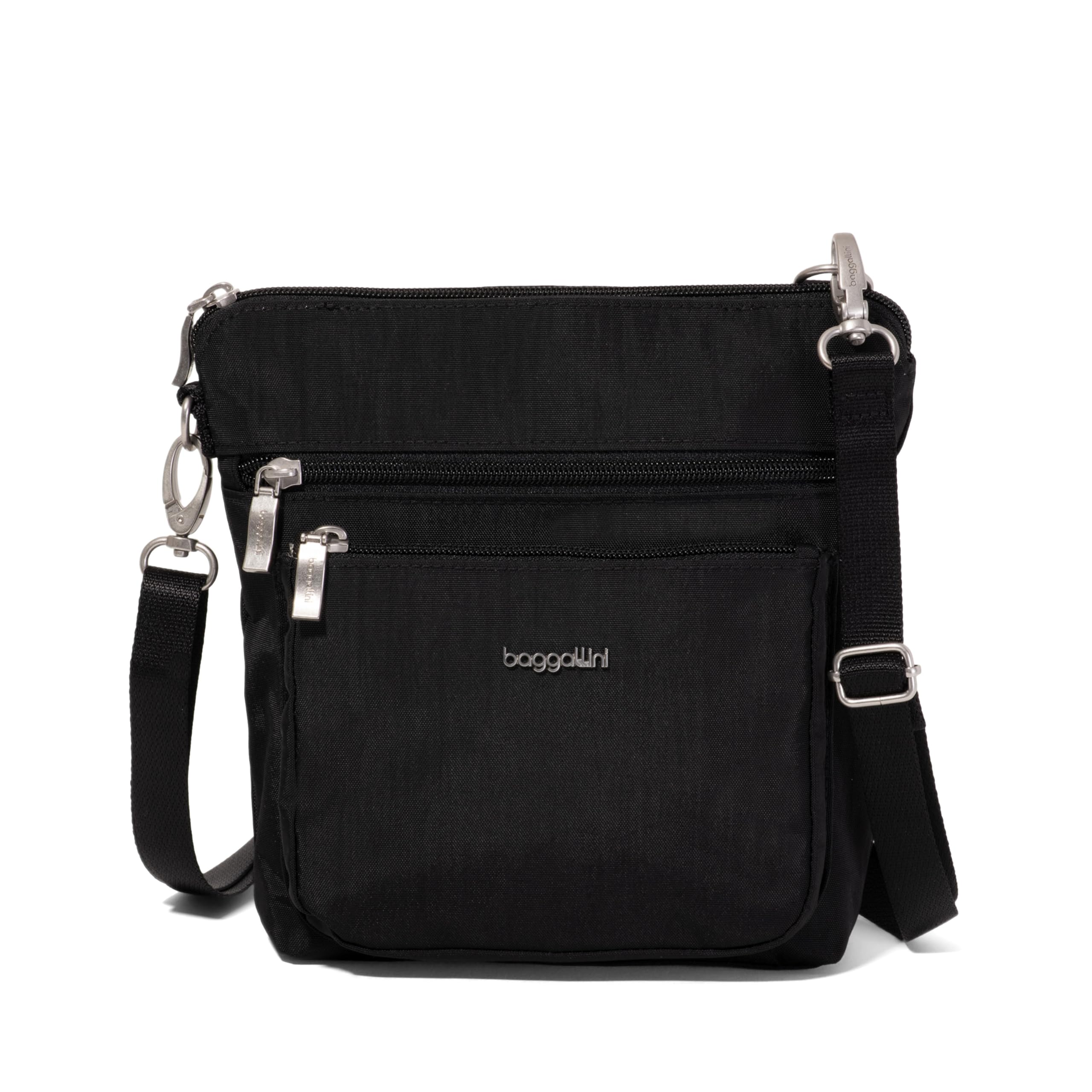 Baggallini Modern Pocket Crossbody Bag w/EMF Blocking Pocket - Lightweight 8.8"x
