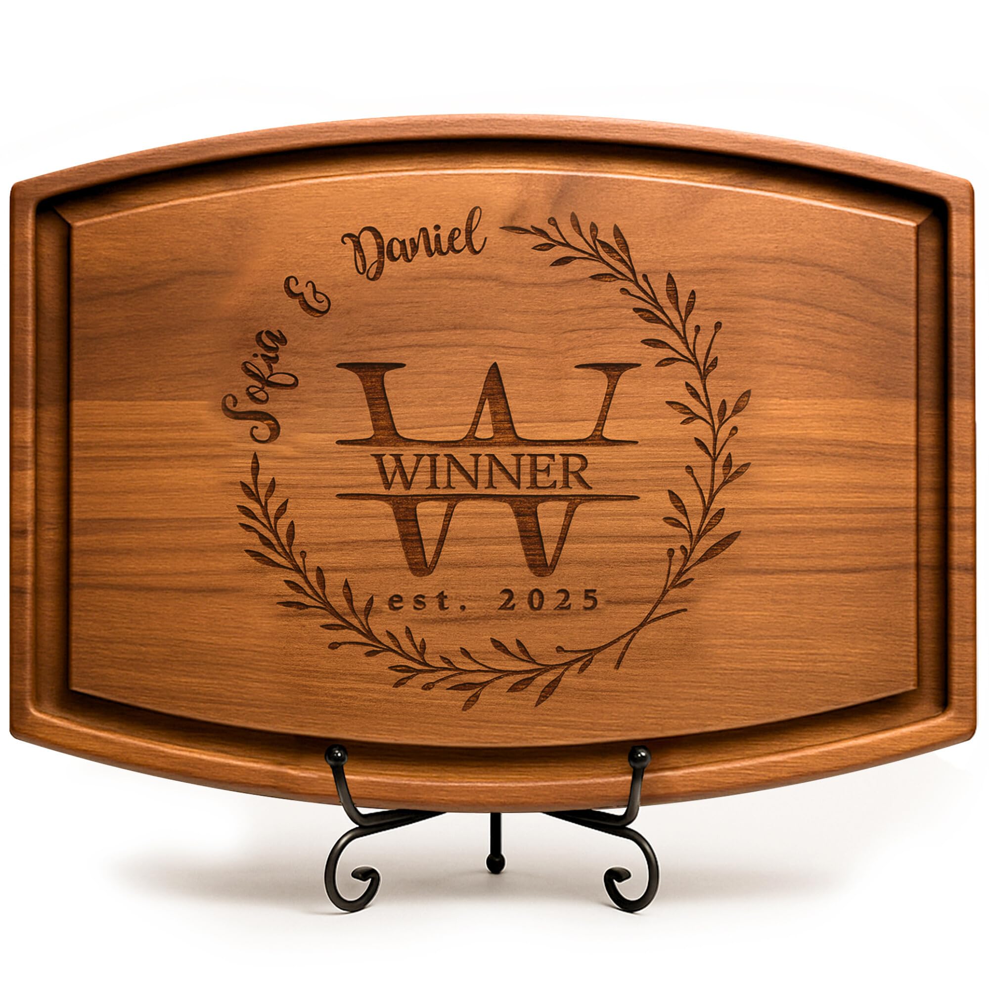 Personalized Cutting Board-Custom Cutting Board Wood Engraved Charcuterie Board-