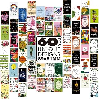 60pcs Incentive Encouragement Cards,Funny Inspirational Affirmation Greeting Cards,Motivational Card for Friends Employees Coworkers LCC2662-01