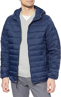 Amazon Essentials Men's Lightweight Packable Waterproof Puffer Jacket with Hood