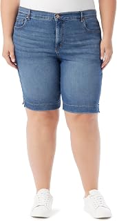 Gloria Vanderbilt Amanda Bermuda High Rise Short Plus - Women's Bermuda Shorts