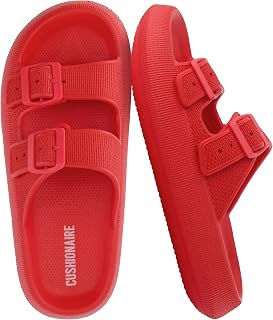 CUSHIONAIRE Women's Fame Cloud Recovery Slide with +Comfort