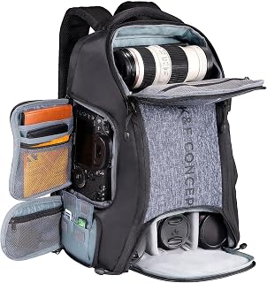 K&F CONCEPT Camera Backpack,25L Large Capacity Camera Bag for Photographers