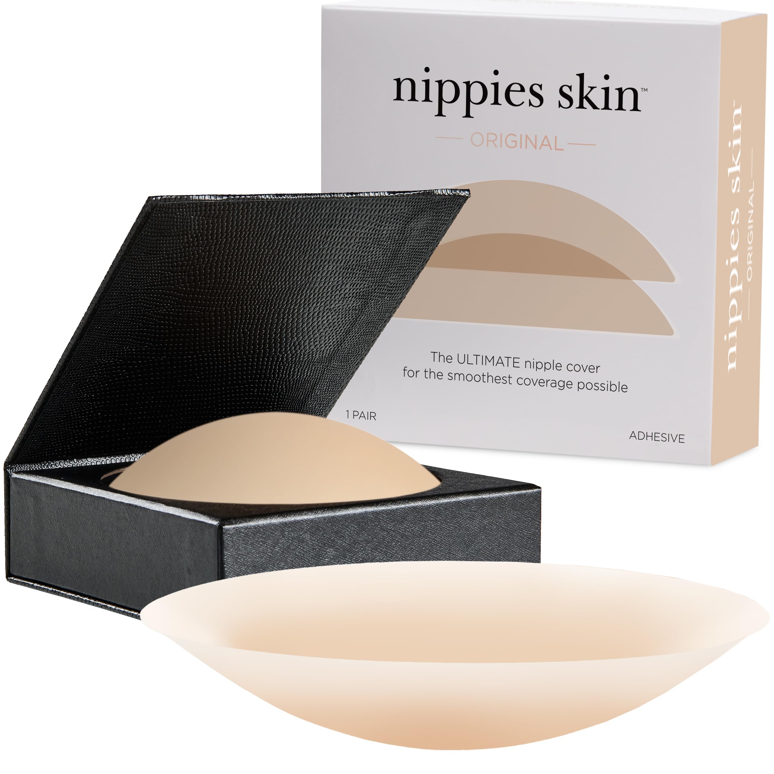Nippies Reusable Nipple Covers, Skin Safe Pasties in Circle or Lift Style | Derm