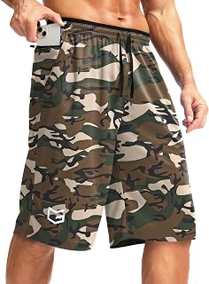G Gradual Men's Long Basketball Gym Shorts 9"/11" with Pockets