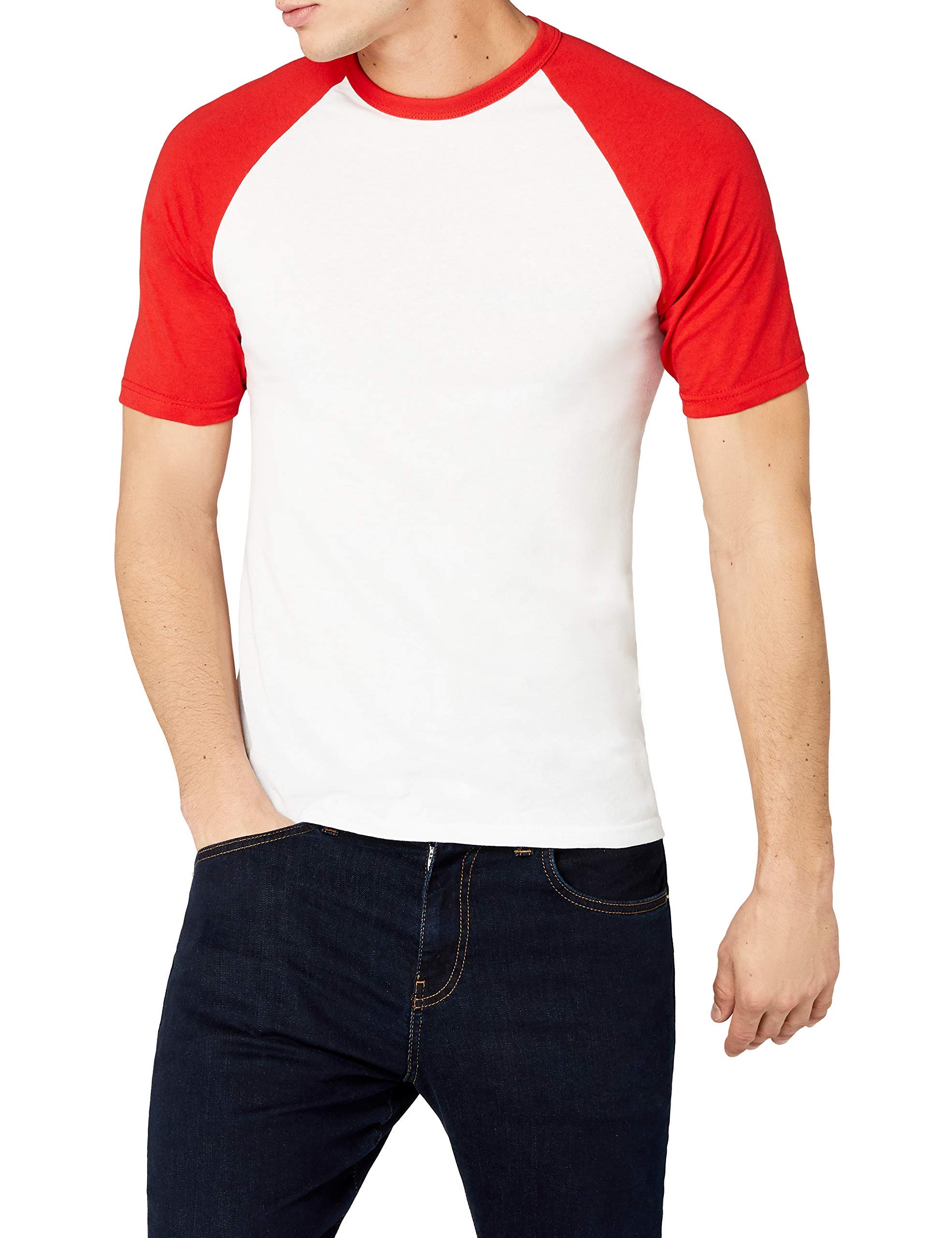 Fruit of the Loom Long Sleeve Baseball Tee Sports T-Shirt Women Men