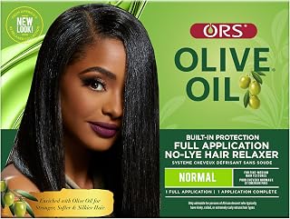 ORS Olive Oil Built-In Protection Full Application No-Lye Hair Relaxer Normal Strength (Pack of 1)
