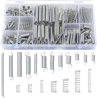 200-Piece Compression and Extension Spring Assortment Kit with Case | Restore the push or pull action of small mechanisms instead of letting one worn spring leave a repair unfinished