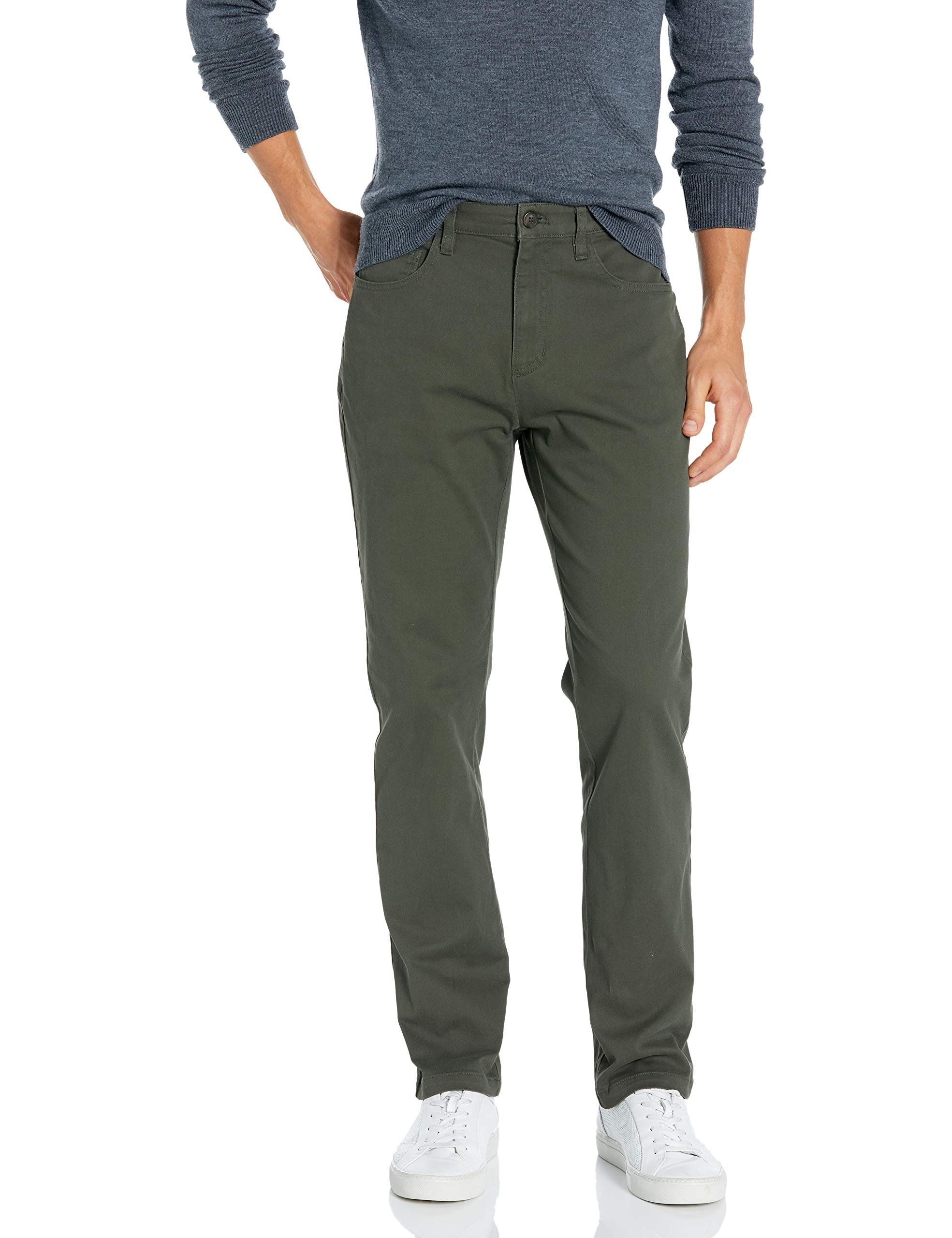 Amazon Essentials Mens Athletic-Fit 5-Pocket Comfort Stretch Chino Pant