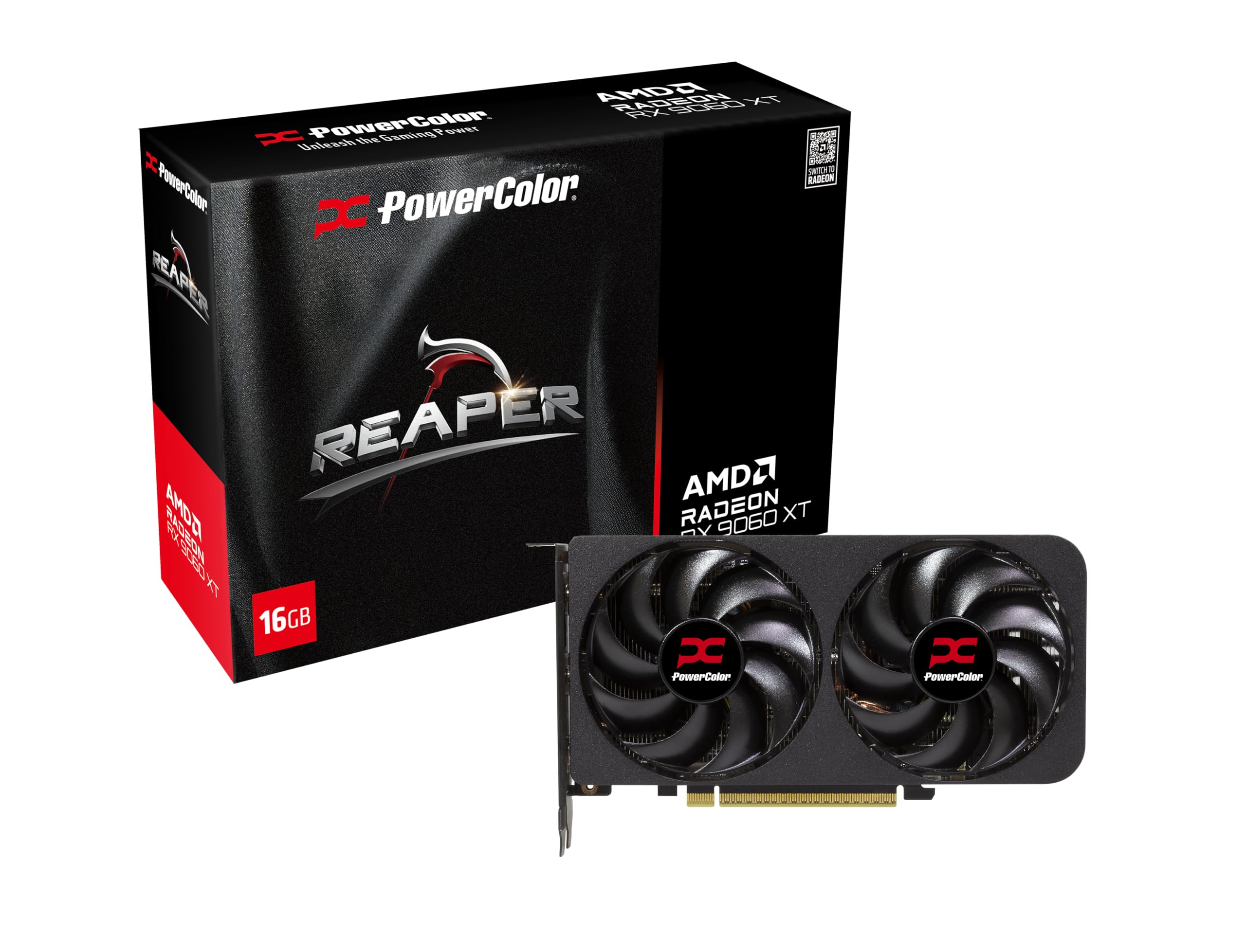 Powercolor Radeon RX 9060 XT Reaper 16GB GDDR6 Graphics Card