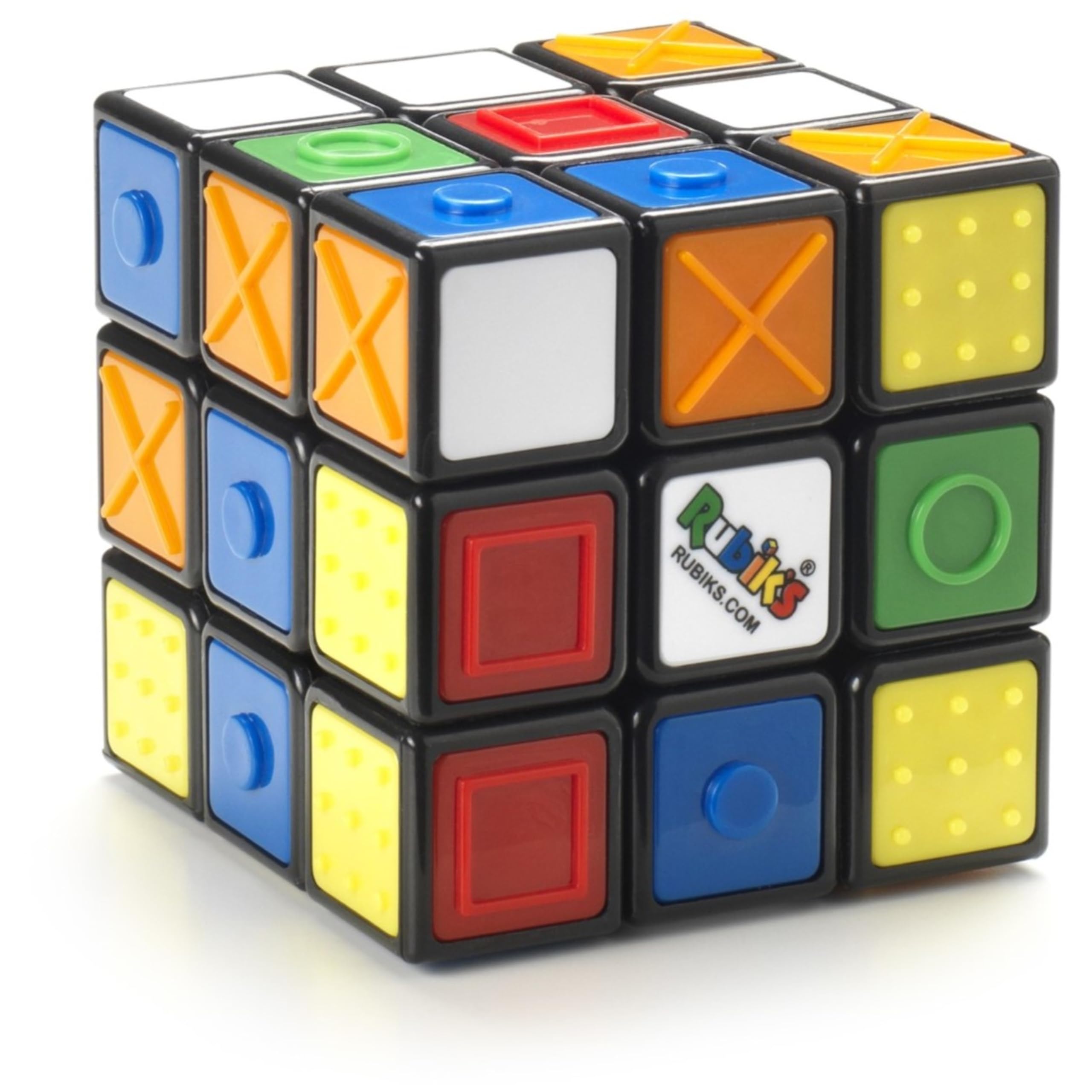 Rubik’s Cube Sensory Cube, Classic Brain Teaser Fidget Toy, for Adults & Kids Ag