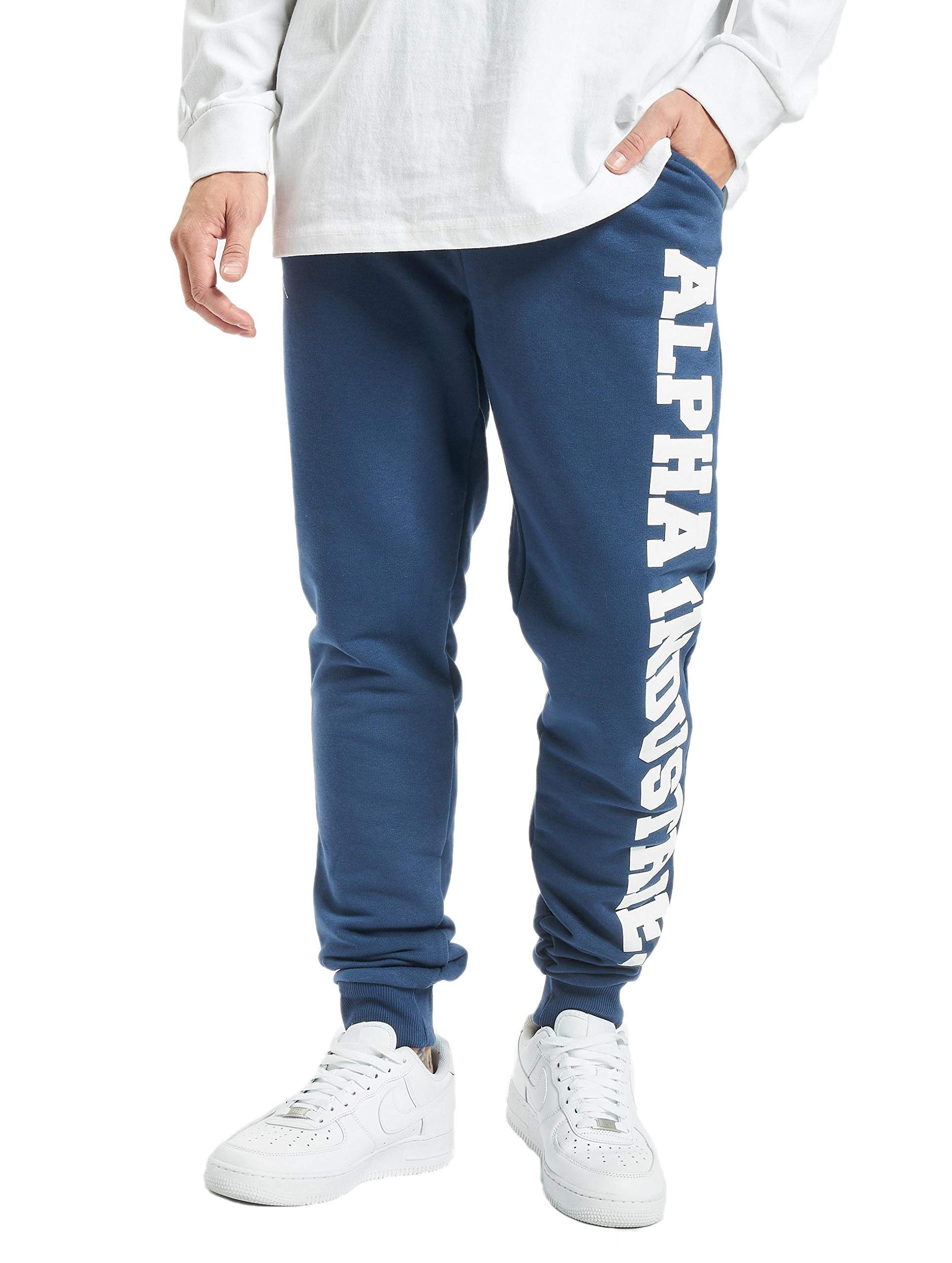 ALPHA INDUSTRIES - Large Letter Jogger Trousers for Men, Men's Sports Trousers