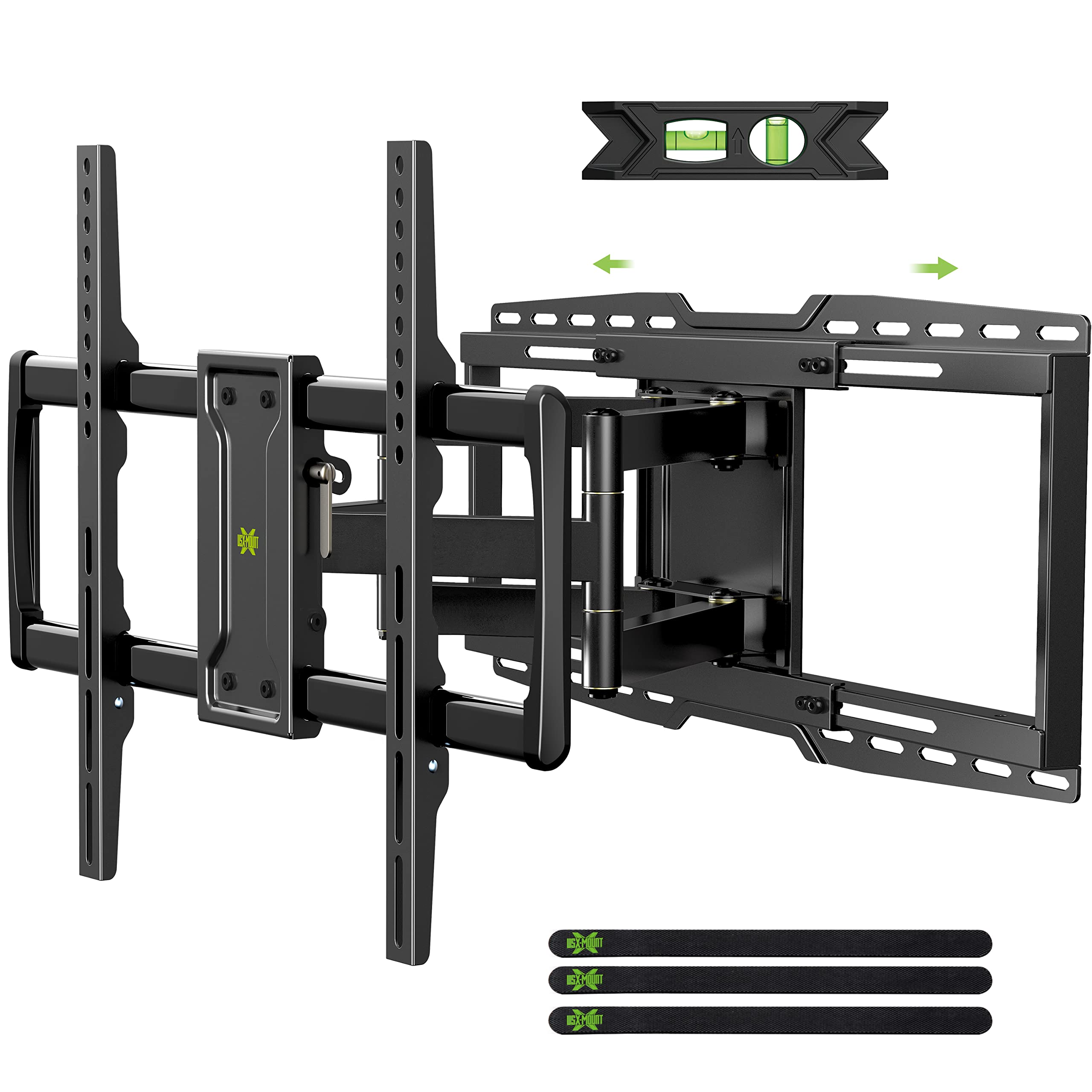 Full Motion TV Wall Mount for 55/65/75/85/86/90 inch TVs, Heavy Duty Sliding Bra