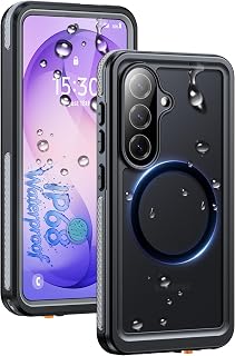 Oterkin Magnetic for Samsung Galaxy S26 Plus Case Waterproof IP68, Black