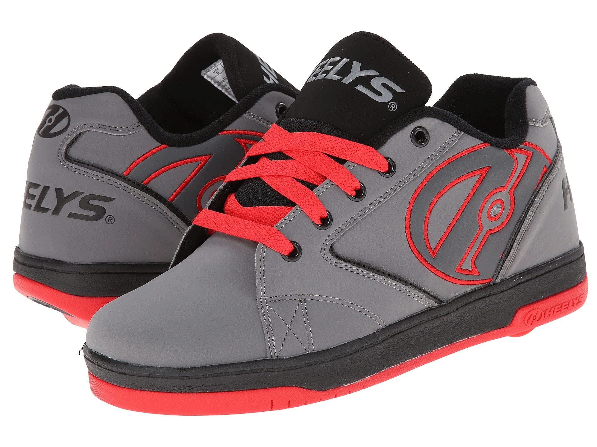 HEELYS Propel 2.0 Grey/Red/Black Men's 10 M
