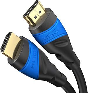 KabelDirekt – 8K & 4K HDMI Cable – 6ft – German Flexcore Technology | 10K, 8K@60Hz & 4K@120Hz, High Speed HDMI – for PS5, Xbox Series X/S, Switch 2, PC & Blu-ray – interference-free & flexible
