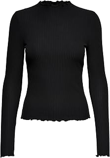 ONLY Emma High Neck Long Sleeve Top