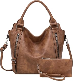 Hobo Bags for Women Handbags Ladies Boho Shoulder Bag Designer Purses Vegan Leather Crossbody Bag for Women