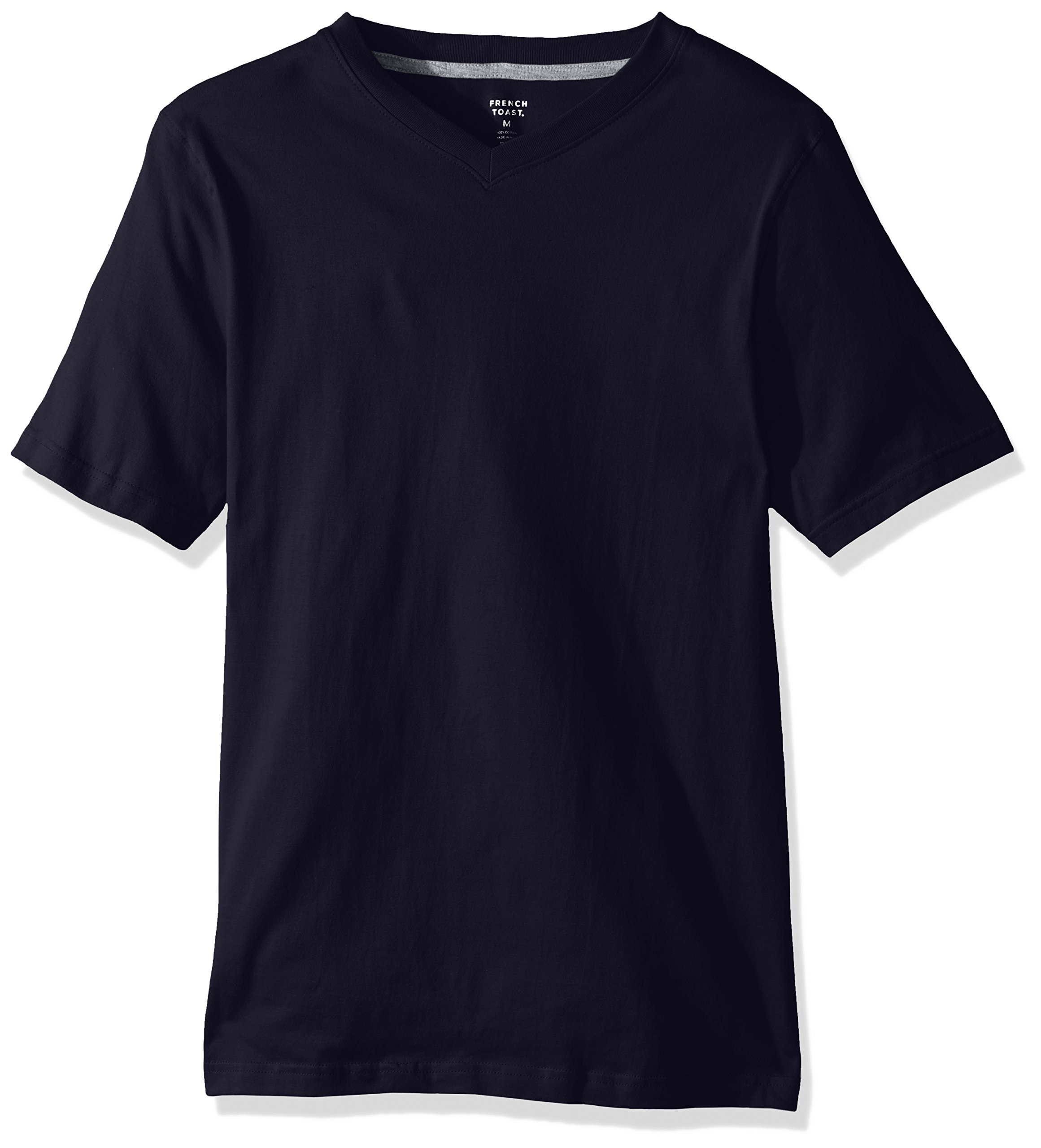 French Toast メンズ 半袖VネックTシャツ US サイズ: Medium カラー: ブルー