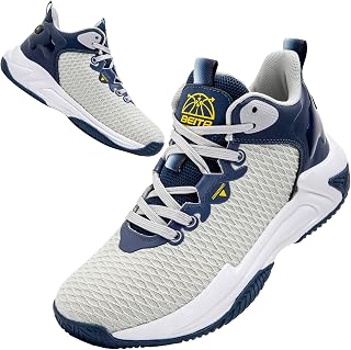 Basketball Shoes for Men High Upper Sneakers Breathable Sports Shoes Anti Slip