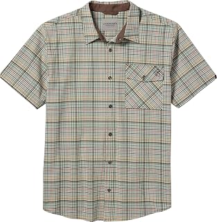 Legendary Whitetails Mens Plaid Short Sleeve Button Up Quick Dry Shirt