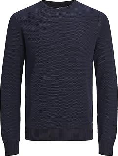 JACK & JONES Male Knitted Jumper Plain Knitted Jumper