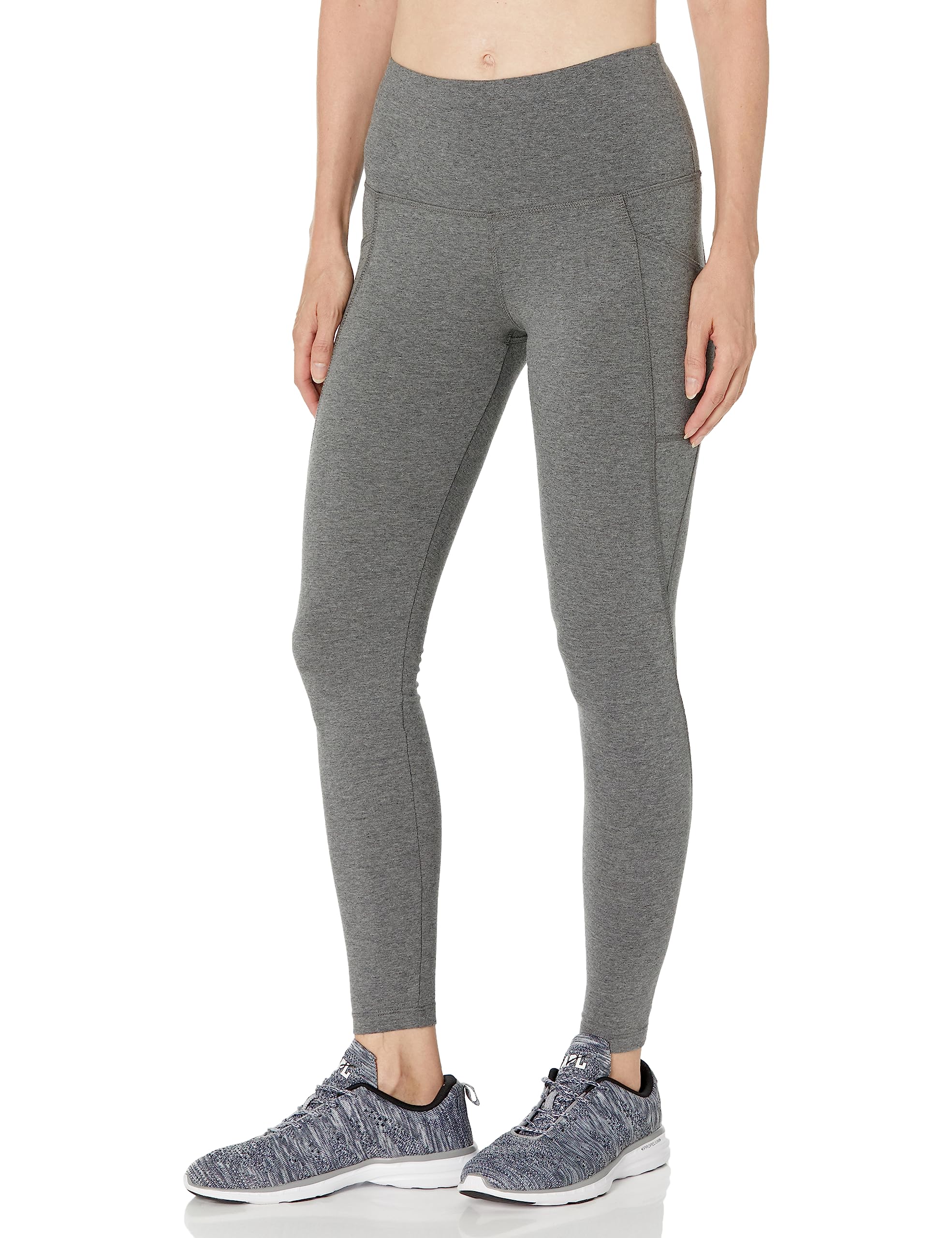 Jockey Women's Cotton Stretch Basic Ankle Legging with Side Pocket