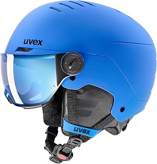 uvex(ウベックス) rocket jr. visor 子供用 スキー スノーボード バイザー付きヘルメット