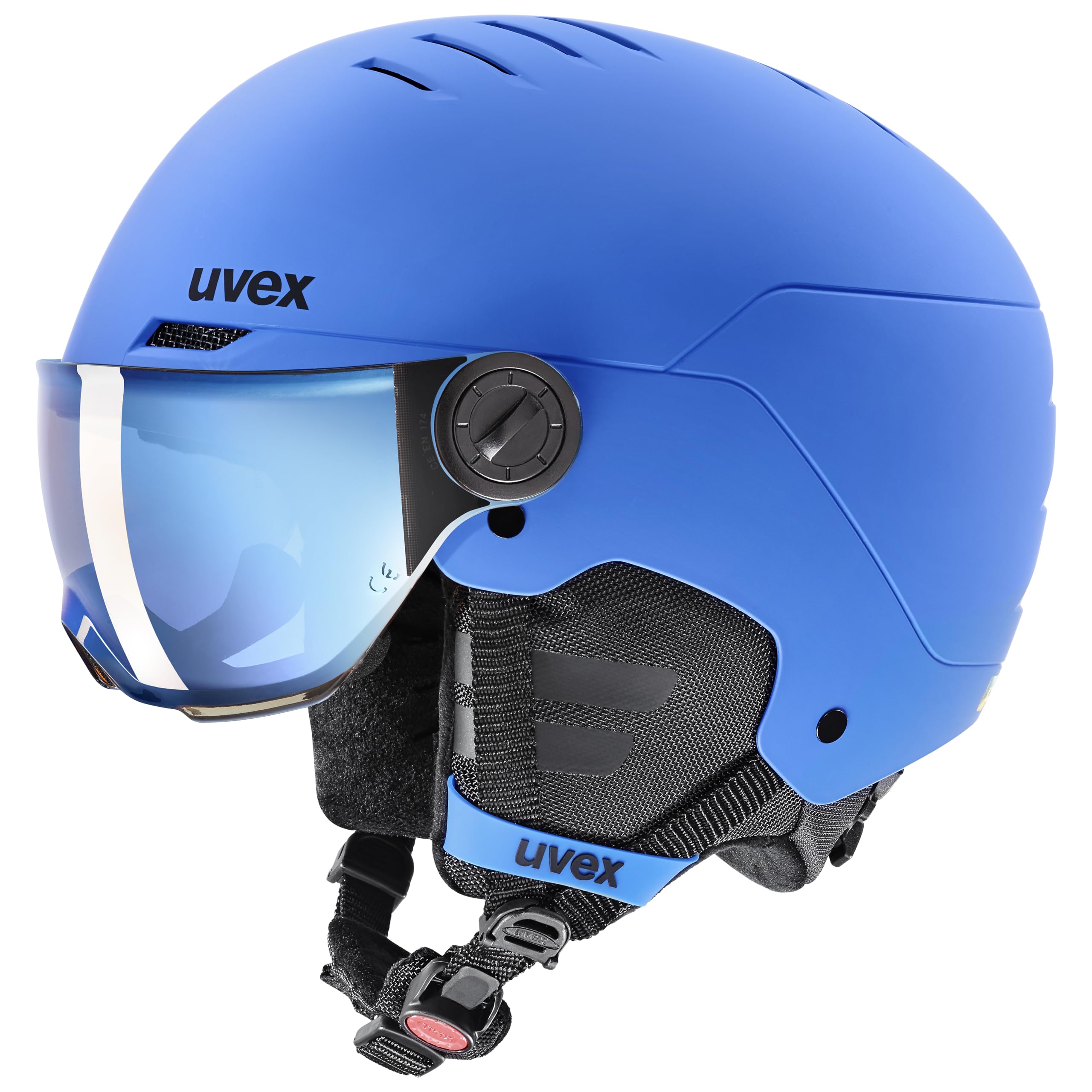 uvex(ウベックス) rocket jr. visor 子供用 スキー スノーボード バイザー付きヘルメット