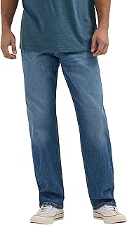 Wrangler Mens Free-to-Stretch Relaxed Fit Jean