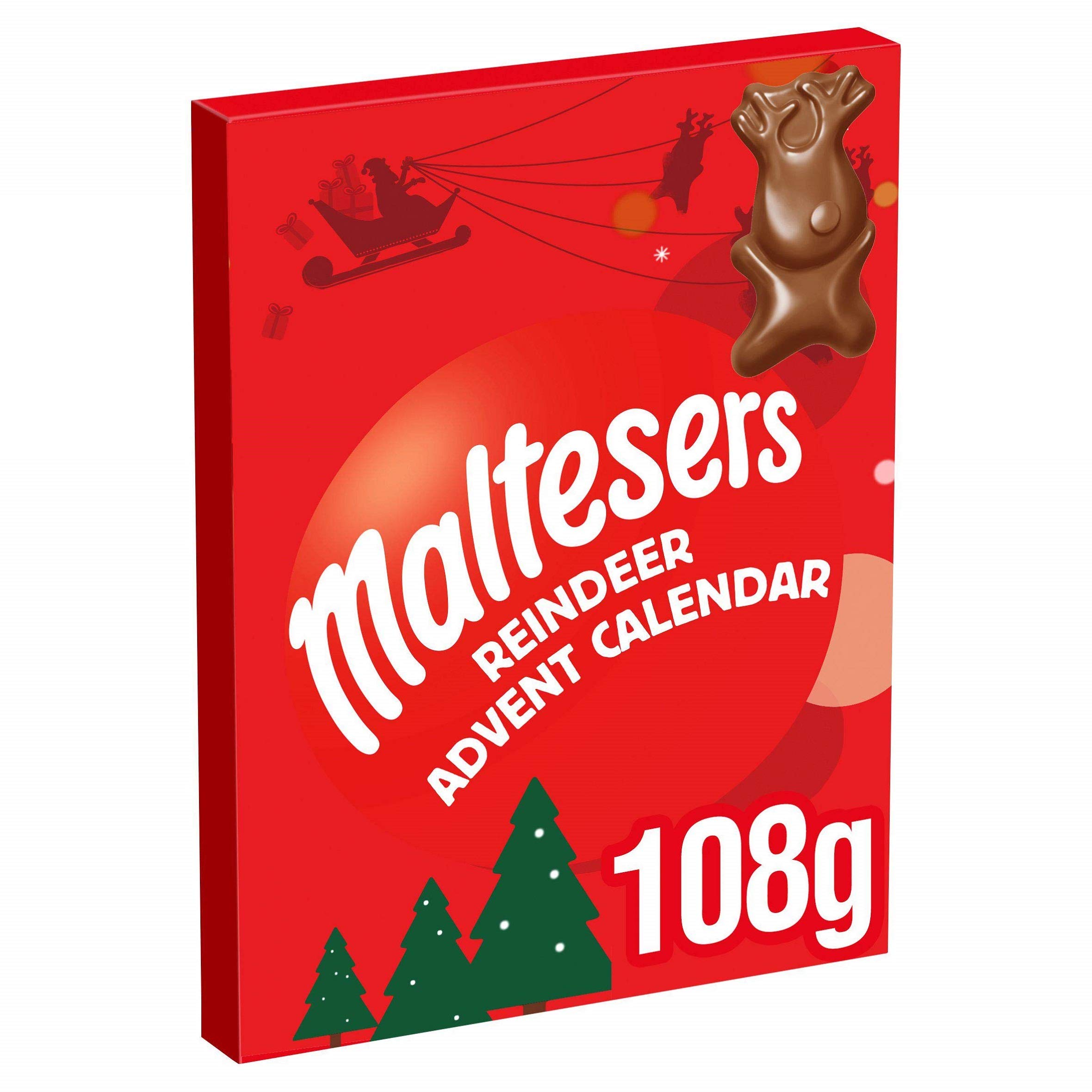 Maltesers Honeycomb Milk Chocolate Advent Calendar Christmas Gift Box 108g | Hon