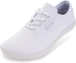 WHITIN Women's Wide Toe Box Canvas Barefoot Shoes W87