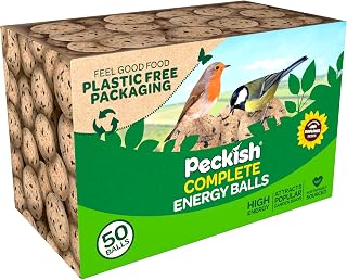 Peckish 60051245 Natural Balance Energy Balls 50 Box, Brown