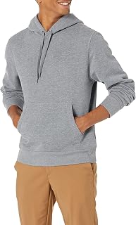 Amazon Essentials mens Fleece Pullover Hooded Sweatshirt