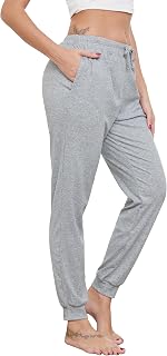 Wikoan Women's Pyjama Bottoms Lounge Pants Drawstring Pockets S-2XL